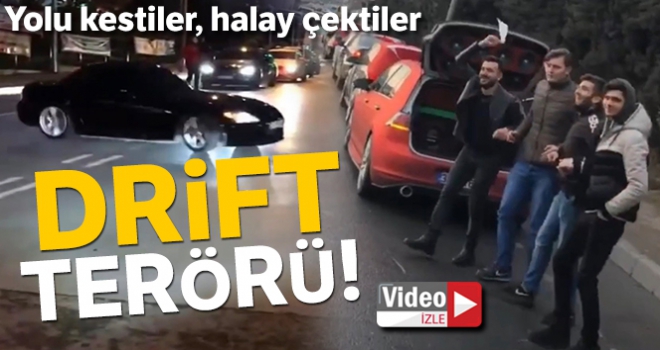 İstanbulda asker uğurlama konvoyunda drift terörü
