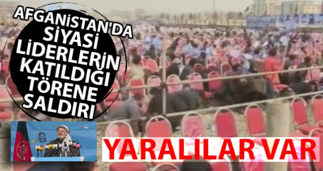 Afganistanda siyasi liderlerin katıldığı törene saldırı