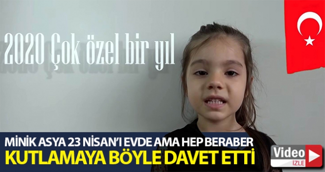 Minik Asyanın 23 Nisan videosu paylaşım rekoru kırıyor