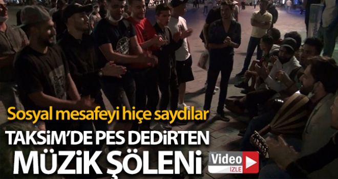 Taksim Meydanında pes dedirten müzik şöleni