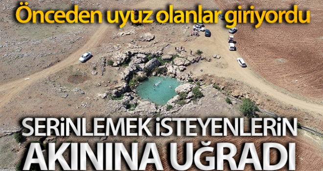 Uyuz olanlar giriyordu, şimdi ise serinlemek isteyenlerin akınına uğradı