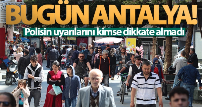 Antalya sokaklarında sıcak hava yoğunluğuna polis uyarısı