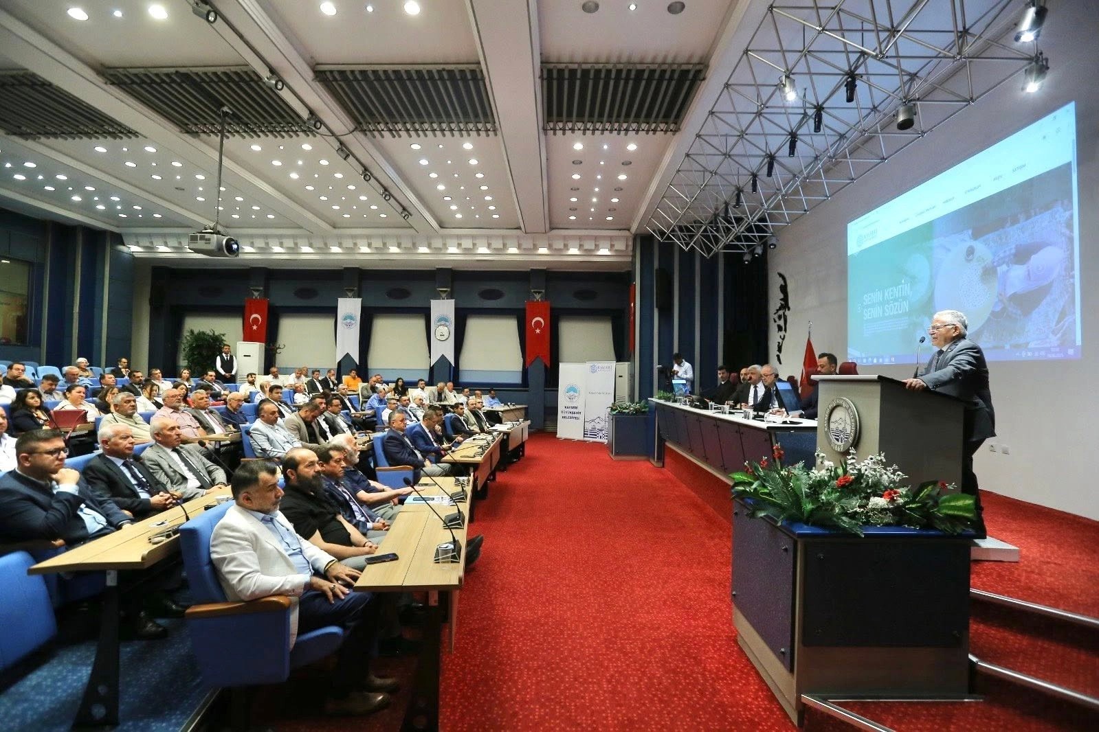 Kayseri Büyükşehirden Kent Konseyine sunum