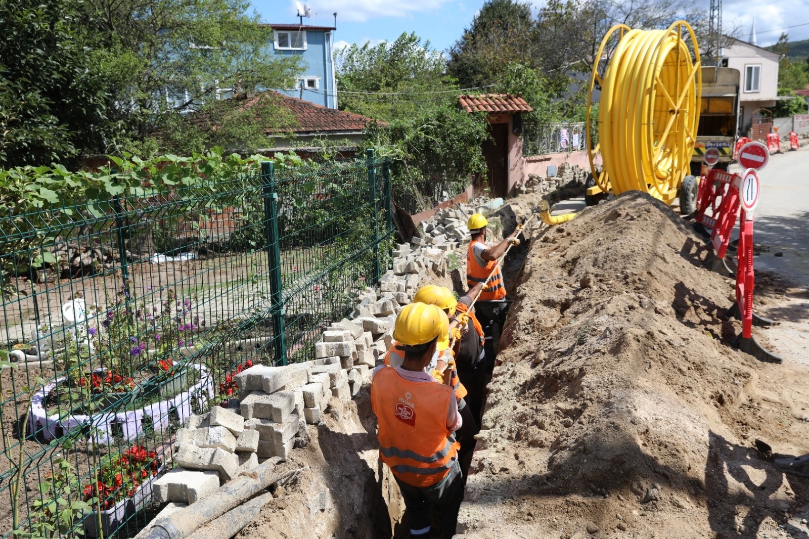 İstanbul Maltepede o mahalle 21 yıl sonra gazla buluştu