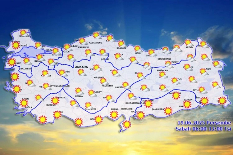 Meteorolojiden bugün uyarı yok! Rüzgar hafif...