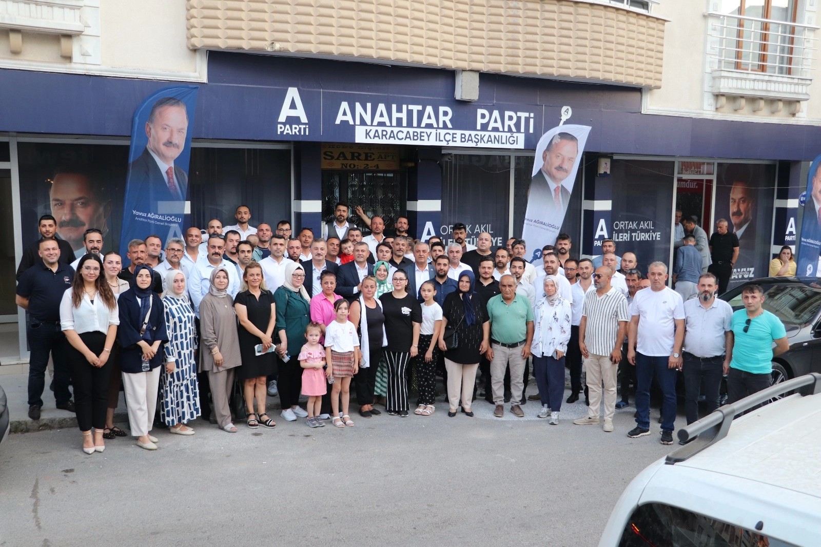 Bursa Karacabeyde 120 kişi Anahtara katıldı