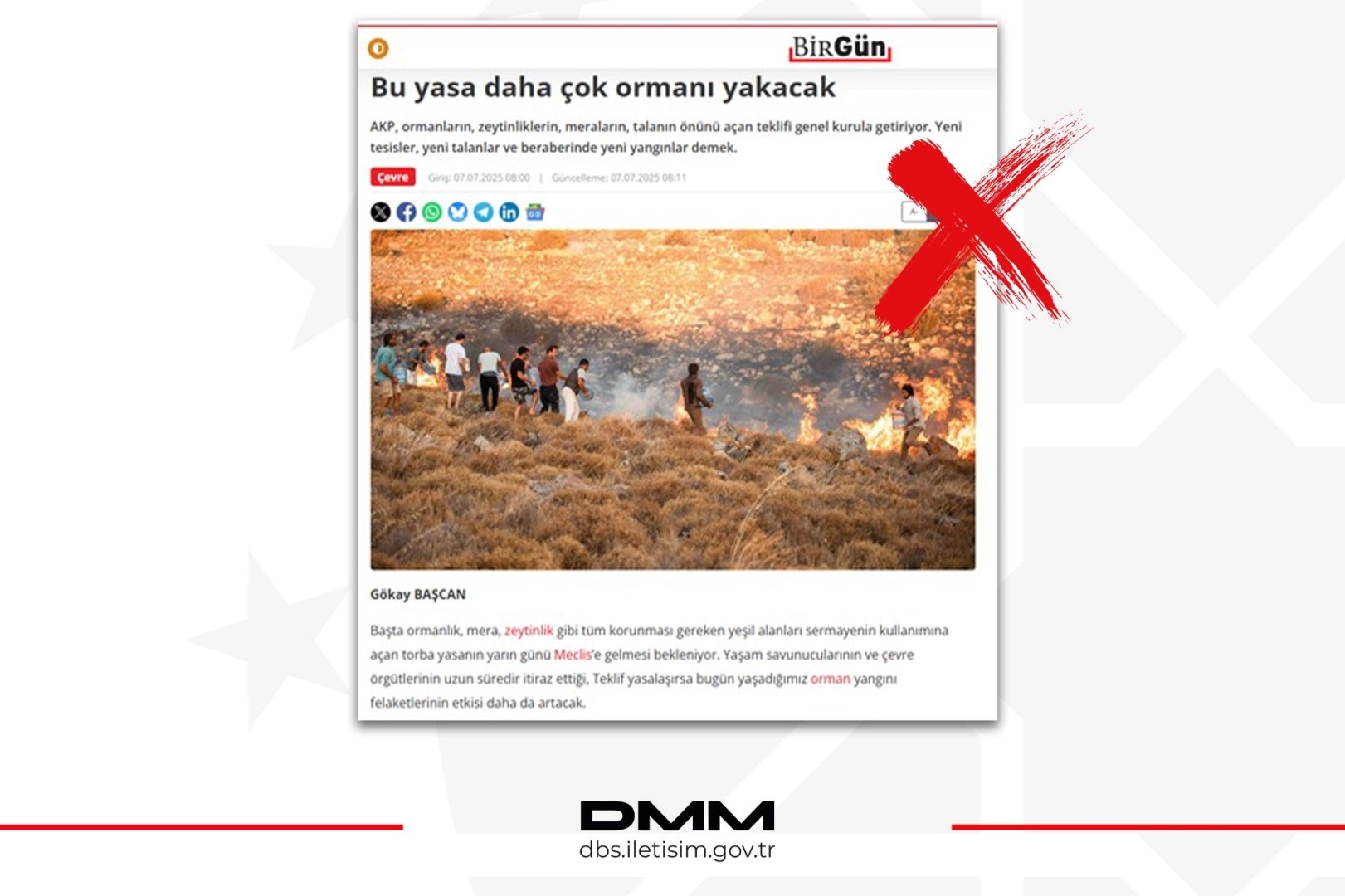 Ormanlarla ilgili torba yasa iddiaları yalanlandı