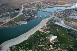 Hasankeyf'te sular yükselmeye başladı