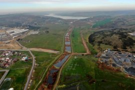 Kanal İstanbul güzergahı havadan görüntülendi