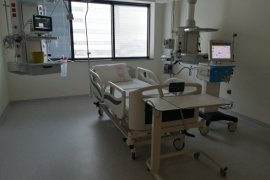 Başakşehir Çam ve Sakura Şehir Hastanesi'nin son teknolojiyle donatılan odaları görüntülendi