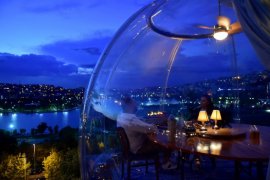 İstanbul'da virüs güvenlikli restoran
