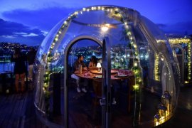 İstanbul'da virüs güvenlikli restoran