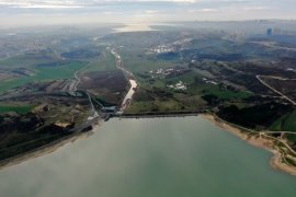 Kanal İstanbul güzergahı havadan görüntülendi