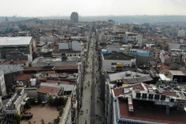 Taksim'de dikkat çeken yoğunluk