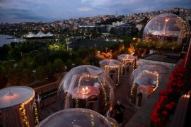 İstanbul'da virüs güvenlikli restoran