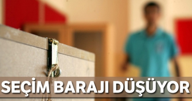 İttifak yapmayanlar için baraj düşüyor