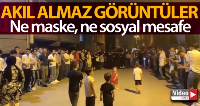 İstanbul'da düğün eğlencelerinde dehşete düşüren görüntüler