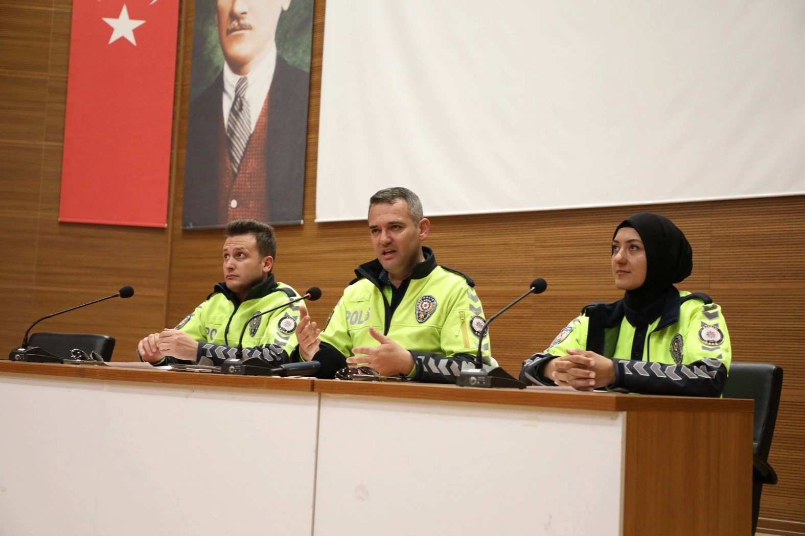 Kayseri Melikgazi personeline trafik güvenliği eğitimi