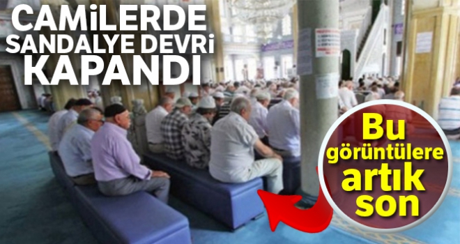 Camilerde tabure ve sandalye üzerinde namaz kılma devri kapandı