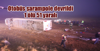 Aksaray’da otobüs şarampole devrildi: 1 ölü 51 yaralı