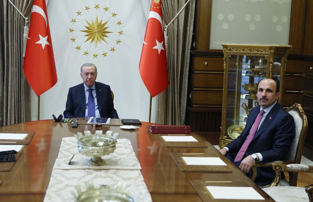 Konya Büyükşehir Belediye Başkanı Altay, Cumhurbaşkanı Erdoğan’ı ziyaret etti